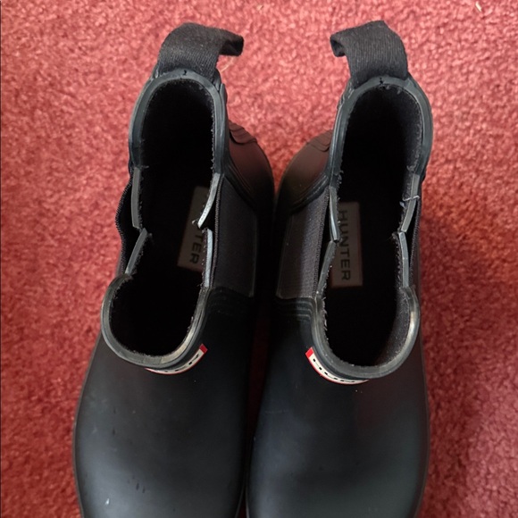 Hunter Classic Black Ankle Boots - Picture 5 of 5
